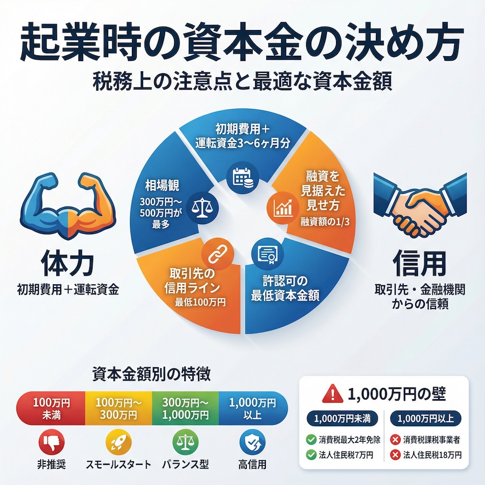 起業時の資本金の決め方