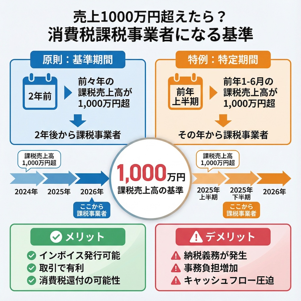 売上1000万円超えたら？