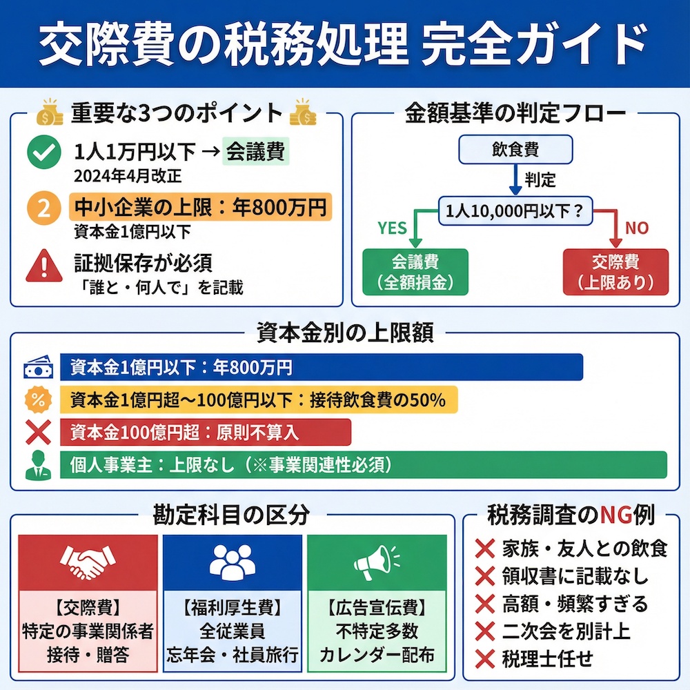 交際費の税務処理完全ガイド