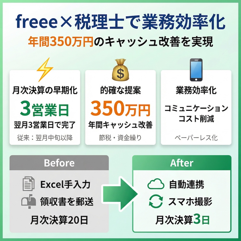freee✖️税理士で業務効率化