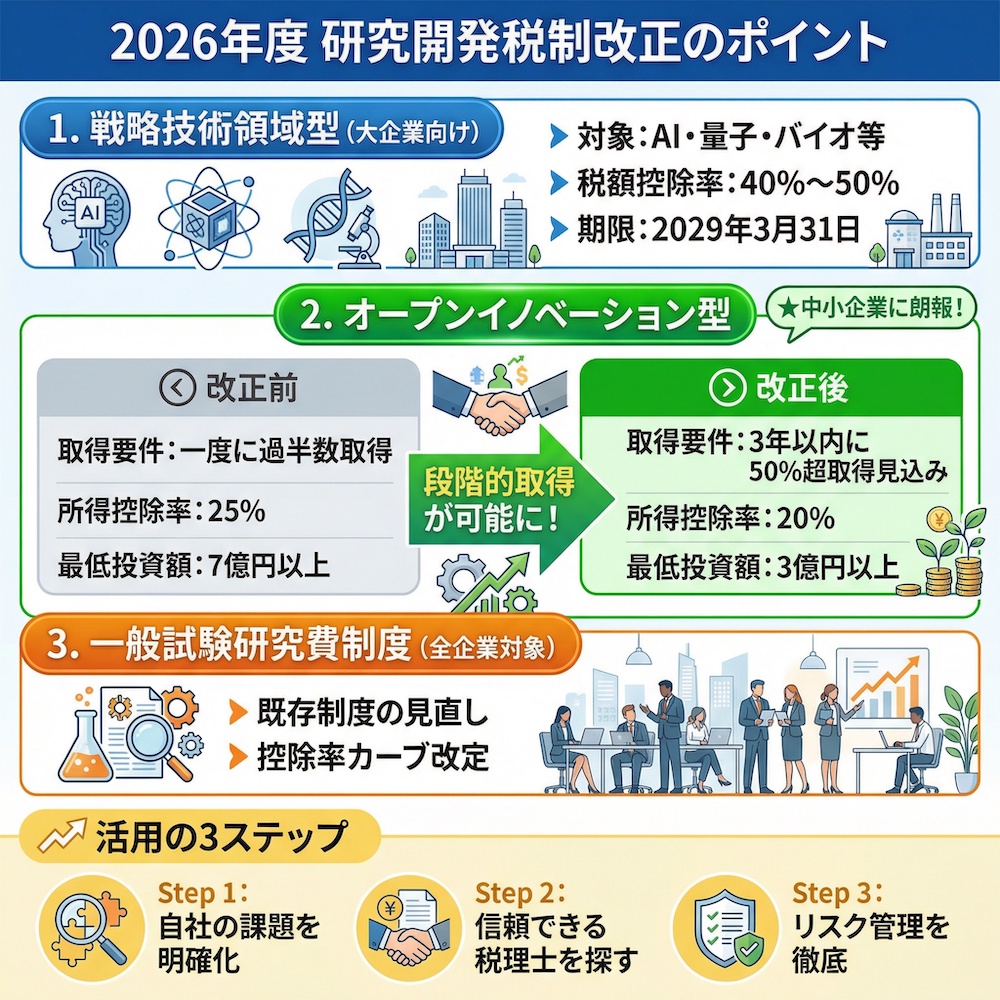 2026年度 研究開発税制改正のポイント