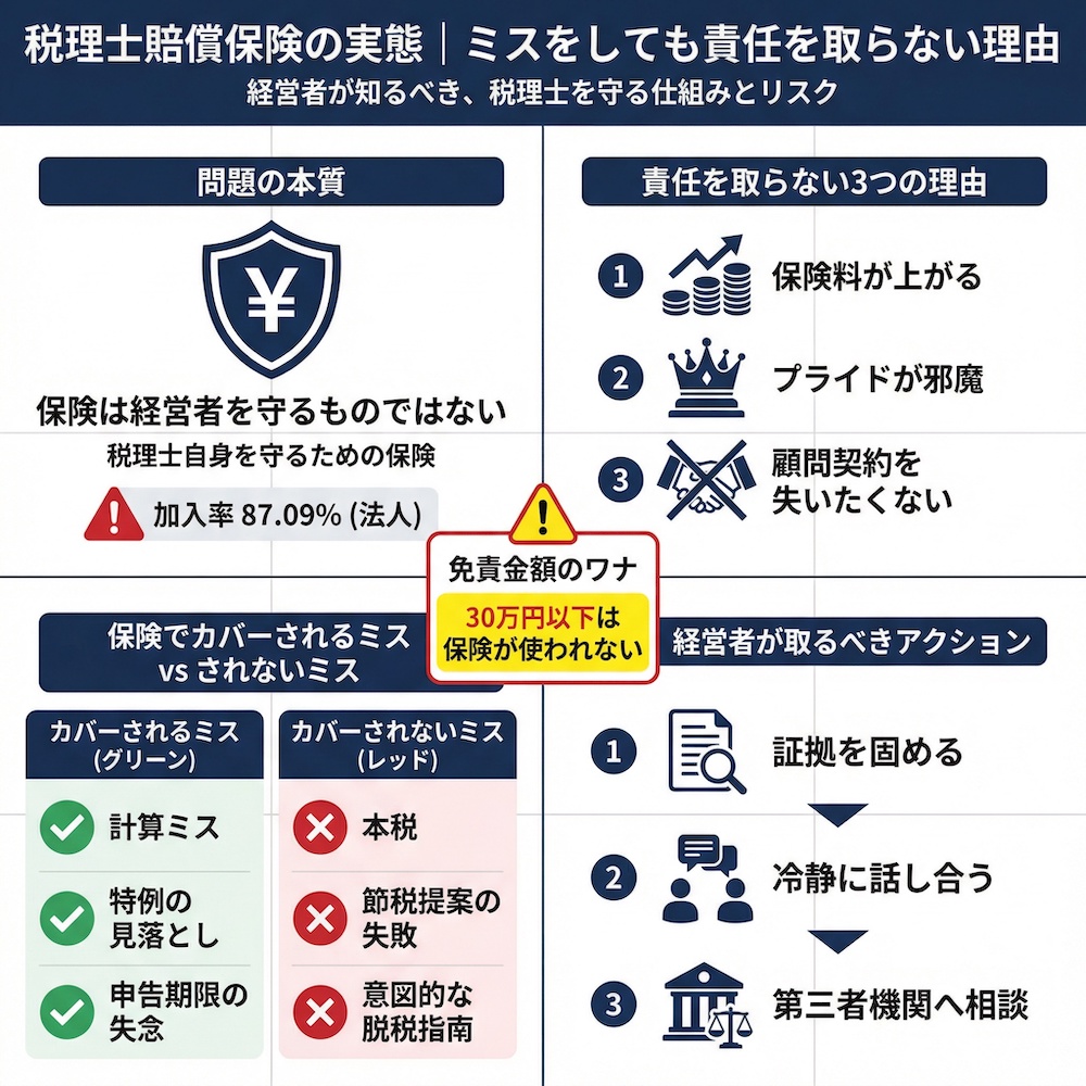 税理士賠償保険の実態