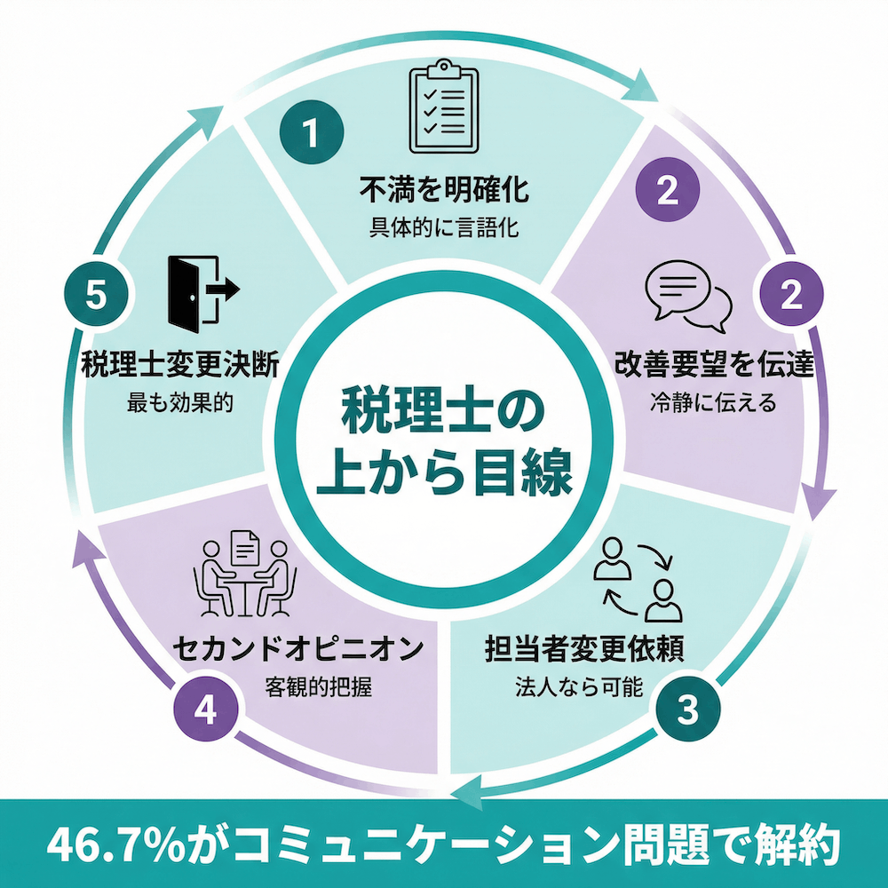 税理士の上から目線対策の図解