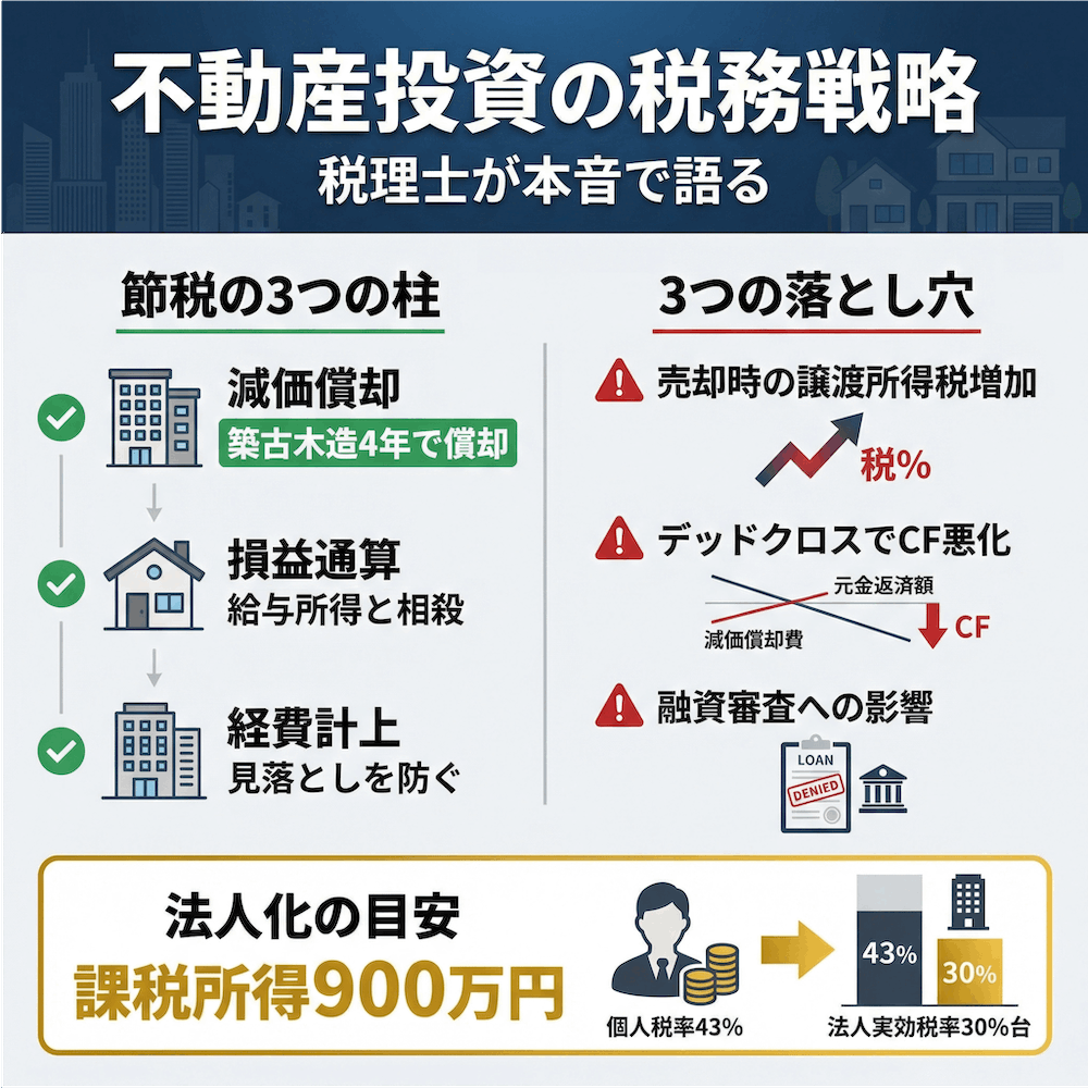 不動産投資の税務戦略 税理士が本音で語る