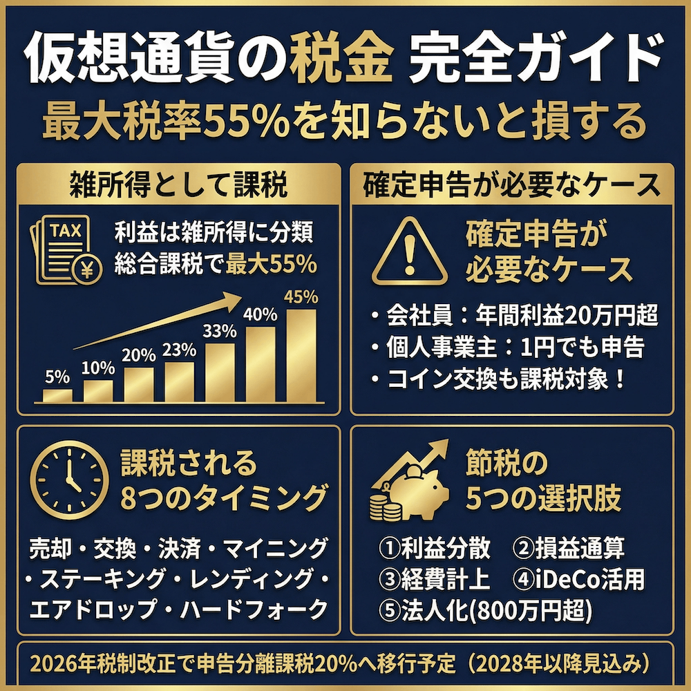 仮想通貨の税金 完全ガイド
